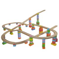 TrackConnectors - Ensemble tout compris petit (32 connecteurs organiques pour rails et pierres)