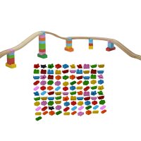 TrackConnectors + Blocks - All in one Block Box Large (93 bio-connectors and clamping blocks)