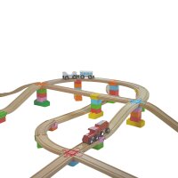 TrackConnectors - Cross & Across Set (8 bio rail & stone connectors including 4 crossings)
