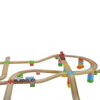 TrackConnectors - Cross & Across Set (8 bio rail & stone connectors including 4 crossings)