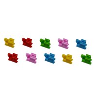 TrackConnectors - Simpler Set (10 Bio-Einfache-Schienen- & Steine-Verbinder)