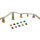 TrackConnectors - Simpler Set (10 Bio-Einfache-Schienen- & Steine-Verbinder)