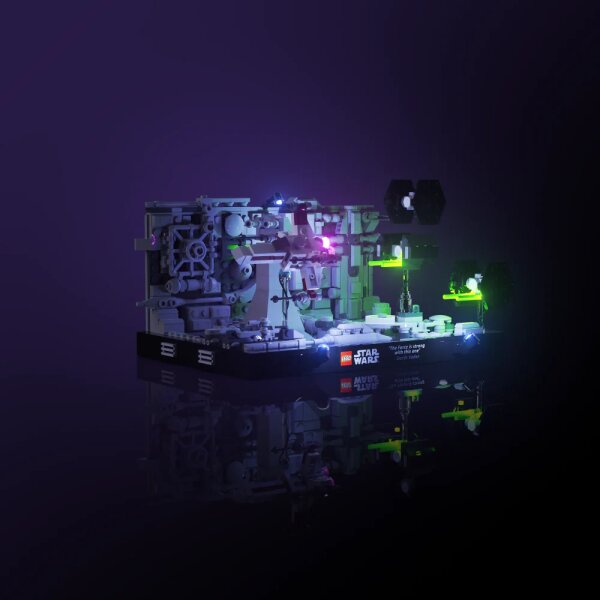 LMB 2.0 LEGO&reg; 75329# Star Wars Death Star Trench Run Diorama Light Kit