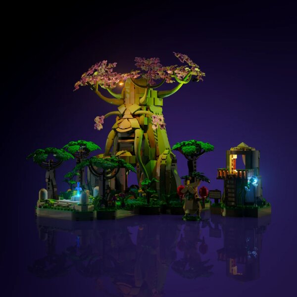 LMB 2.0 Kit de lumi&egrave;re pour LEGO&reg; 77092 The Legend of Zelda - V&eacute;n&eacute;rable Arbre Mojo 2-en-1