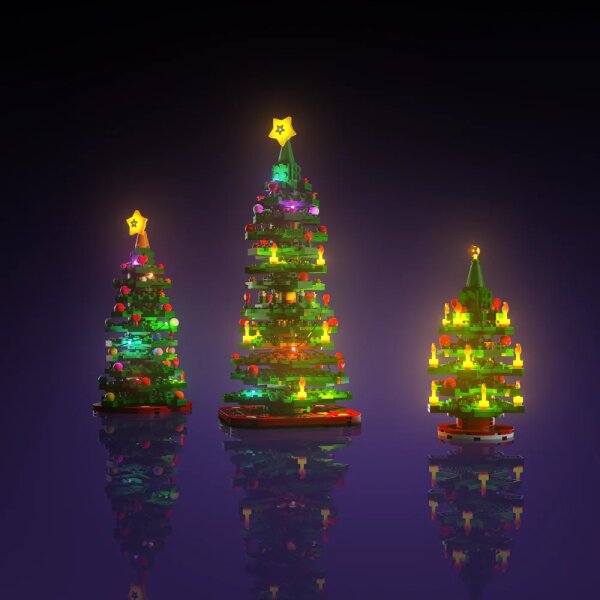LMB 2.0 Kit di illuminazione a LED per LEGO&reg; 40573 Albero di Natale