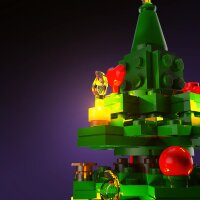 LMB 2.0 Kit di illuminazione a LED per LEGO&reg; 40573 Albero di Natale