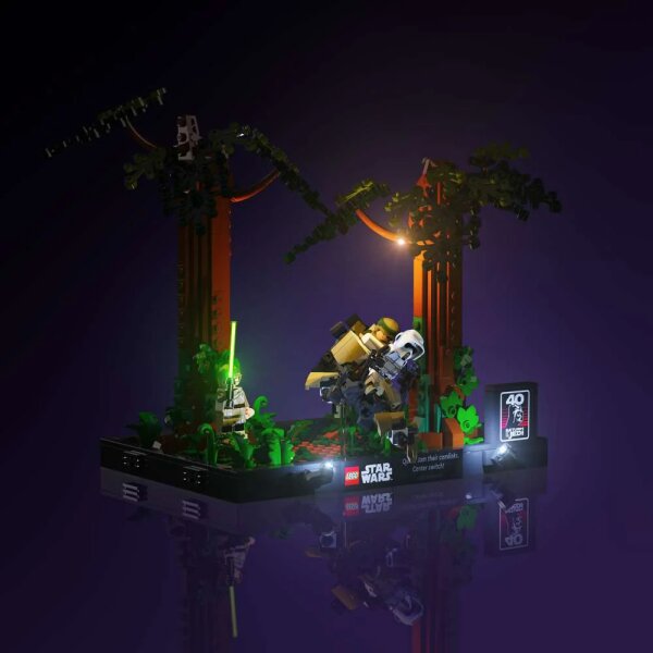 LMB 2.0 LED Licht Set f&uuml;r LEGO&reg; 75353 Verfolgungsjagd auf Endor &ndash; Diorama