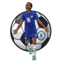 Chelsea FC - Raheem Sterling - Wooden Puzzle