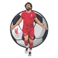 Liverpool FC - Mo Salah - Puzzle en bois