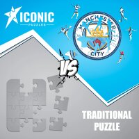 Man City FC - Logo -  Holz Puzzle