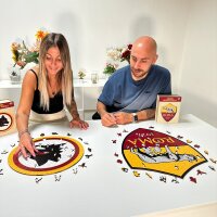 AS Roma - Lupetto Logo - Puzzle in Legno