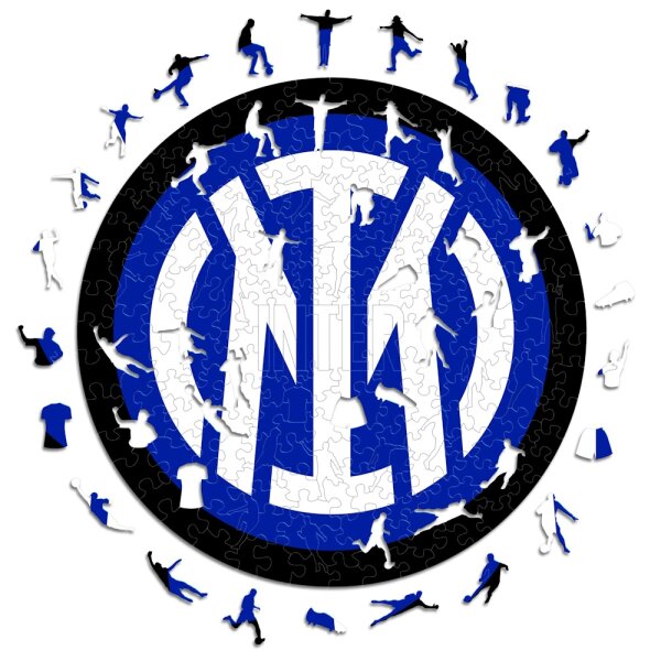 FC Inter Milan - Logo - Wooden Puzzle