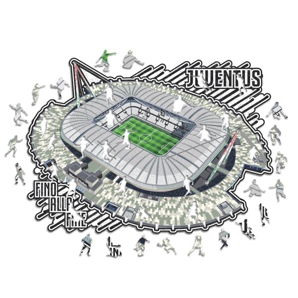 Juventus FC - Allianz Stadium - Holz Puzzle