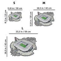 Juventus FC - Allianz Stadium - puzzle en bois