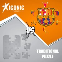 FC Barcelona - Logo - Wooden Puzzle