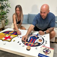 FC Barcelone - Robert Lewandowski - puzzle en bois