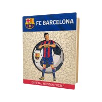 FC Barcelone - Robert Lewandowski - puzzle en bois