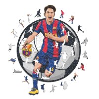 FC Barcelone - Gavi - Puzzle en Bois