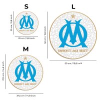 Olympique de Marseille - Logo - Puzzle en bois
