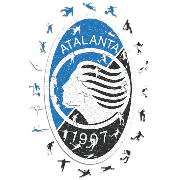 Atalanta BC - Logo - Holz Puzzle