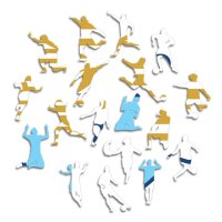SS Lazio - Logo - Puzzle en bois