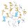 SS Lazio - Logo - Puzzle en bois