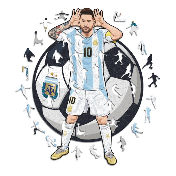 Lionel Messi (Argentina) - Wooden Puzzle