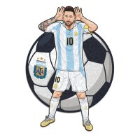 Lionel Messi (Argentina) - Wooden Puzzle