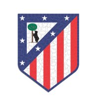 Atletico Madrid - Logo - Wooden Puzzle