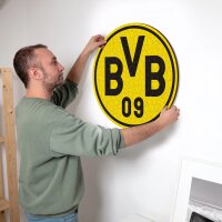 Borussia Dortmund-Logo- Puzzle en bois