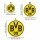 Borussia Dortmund-Logo- Puzzle en bois