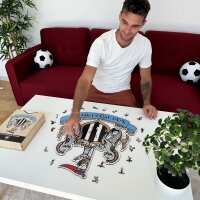 Newcastle United FC - Logo - Puzzle en bois