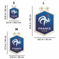France (FFF) - Logo - Puzzle en bois