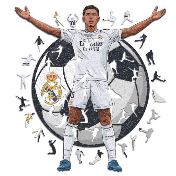 Jude Bellingham - Real Madrid - Puzzle en bois