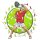 Rafael Nadal - Tennis - Puzzle en bois Taille S (150 Pi&egrave;ces)