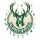 NBA - Milwaukee Bucks - Logo - Puzzle en bois Taille S (150 Pi&egrave;ces)