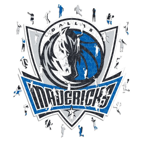 NBA - Dallas Mavericks - Logo - Puzzle en bois Taille S (150 Pi&egrave;ces)