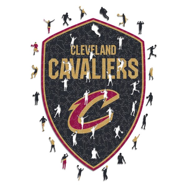 NBA - Cleveland Cavaliers - Logo - Puzzle en bois Taille S (150 Pi&egrave;ces)