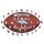 NFL - Denver Broncos&ndash; Football con Logo  - Puzzle in Legno Taglia S (150 Pezzi)