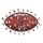 NFL - Arizona Cardinals &ndash; Football mit Logo - Holz Puzzle Gr&ouml;sse S (150 Teile)