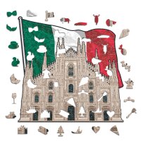 Mail&auml;nder Dom - Monument Holz Puzzle Gr&ouml;sse S...