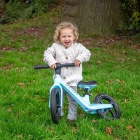 WHIZZ - Draisienne l&eacute;g&egrave;re pour enfants - L&eacute;ger, robuste et r&eacute;glable en hauteur (bleu)
