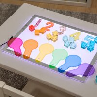 Light panel with color change for children - rectangular A3 - (size 46 x 34 cm)