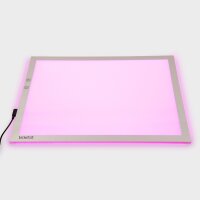 Light panel with color change for children - rectangular A3 - (size 46 x 34 cm)