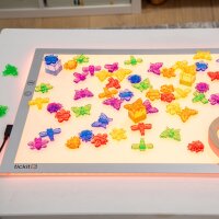 Pannello luminoso con cambio colore per bambini - Rettangolare A2 - (dimensioni 63,5 x 46 cm)