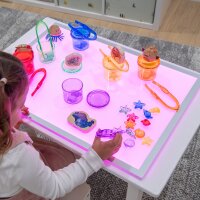 Pannello luminoso con cambio colore per bambini - Rettangolare A2 - (dimensioni 63,5 x 46 cm)