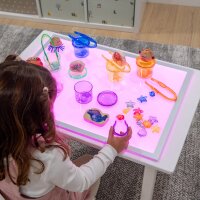 Pannello luminoso con cambio colore per bambini - Rettangolare A2 - (dimensioni 63,5 x 46 cm)