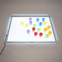 Cadre transparent pour panneau lumineux pour enfants - Rectangulaire A2 - (format 67 x 49 cm)