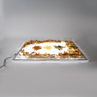Cadre transparent pour panneau lumineux pour enfants - Rectangulaire A2 - (format 67 x 49 cm)