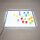Cadre transparent pour panneau lumineux pour enfants - Rectangulaire A2 - (format 67 x 49 cm)